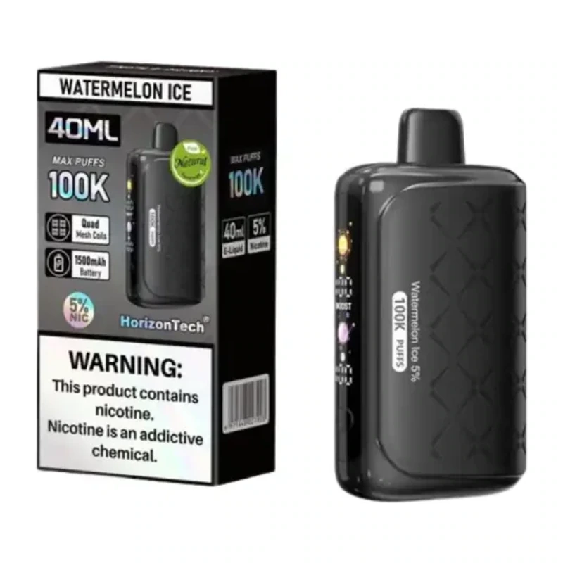 HorizonTech 100K Disposable Vape 5% 40ml WATERMELON ICE