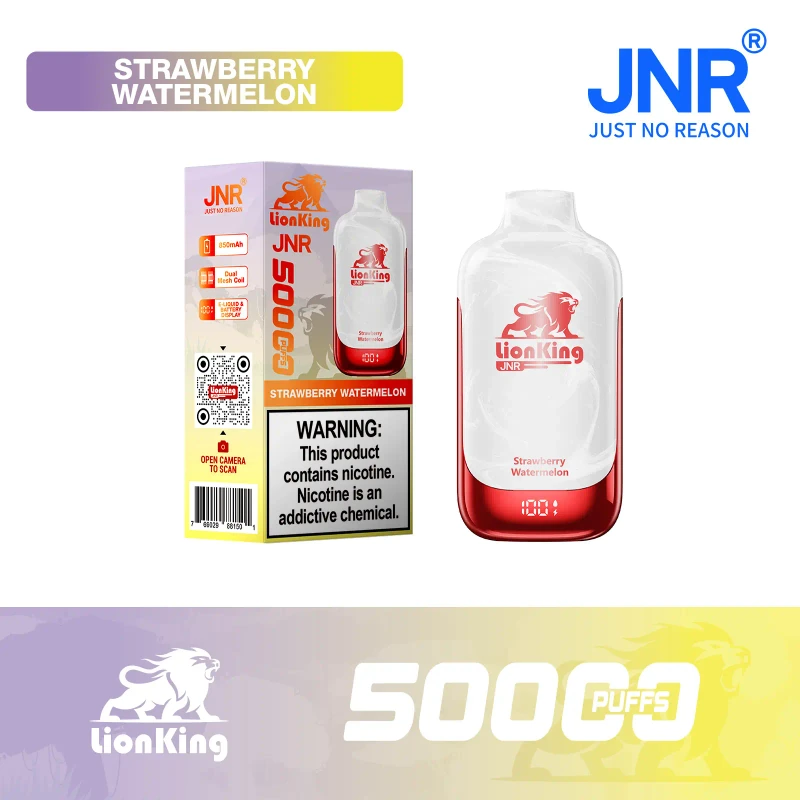 JNR Lion King 50K Disposable Vape 5% 42ml STRAWBERRY WATERMELON