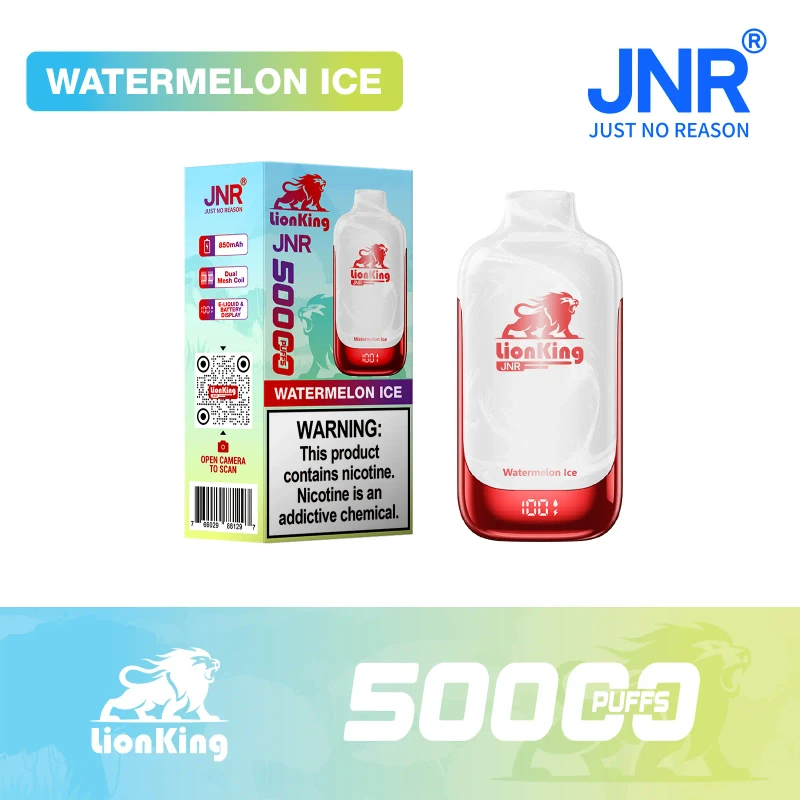 JNR Lion King 50K Disposable Vape 5% 42ml WATERMELON ICE
