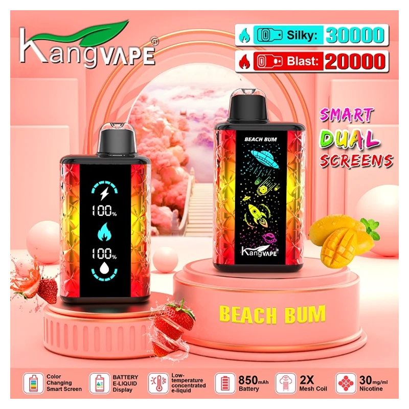 Kangvape 30K 3% 25ml Rechargeable Disposable Vape BEACH BUM
