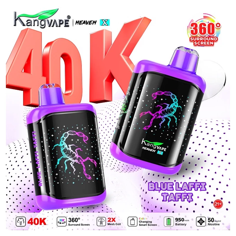Kangvape Heaven X 40K 5% 20ml BLUE LAFFI TAFFI