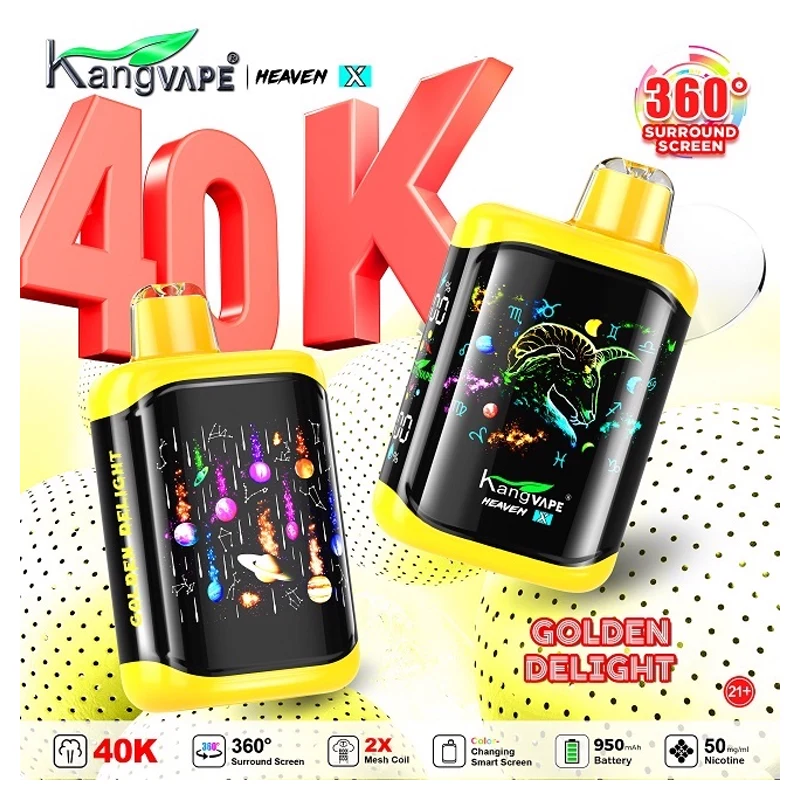 Kangvape Heaven X 40K 5% 20ml GOLDEN DELIGHT