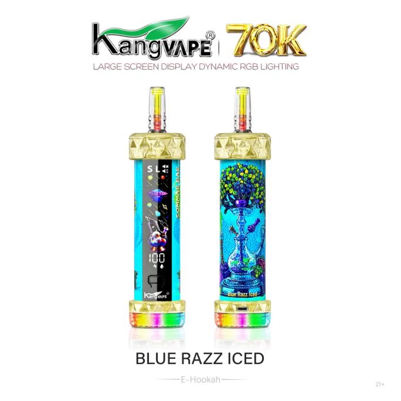 Kangvape Sommar Bar 70K E-Hookah 0.5% 20ml BLUE RAZZ ICED