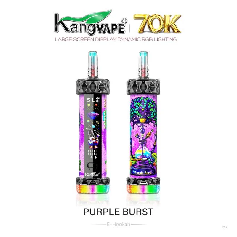 Kangvape Sommar Bar 70K E-Hookah 0.5% 20ml PURPLE BURST