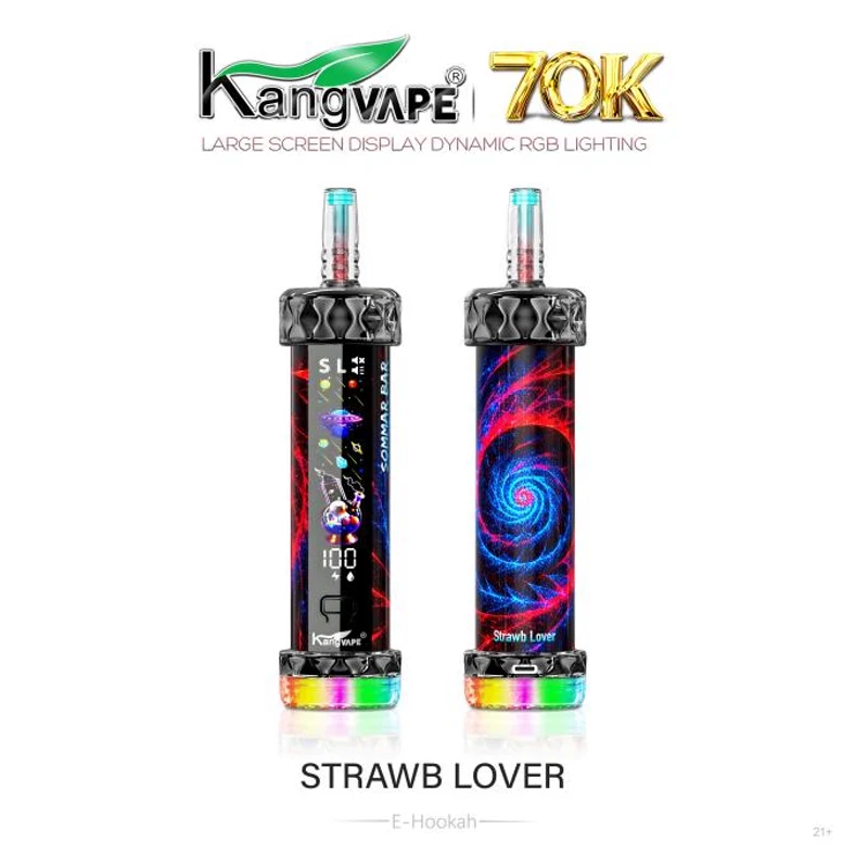 Kangvape Sommar Bar 70K E-Hookah 0.5% 20ml STRAWB LOVER
