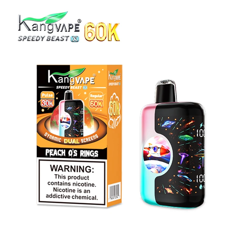 Kangvape Speedy Beast X 60K 3% 20ml PEACH O'S RINGS