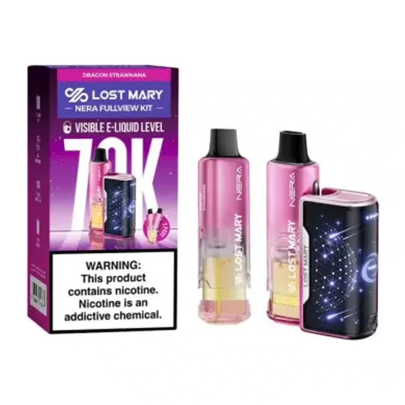 Lost Mary NERA Fullview 70K Kit 5% 24ml DRAGON STRAWNANA