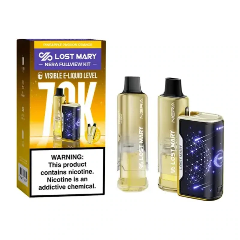 Lost Mary NERA Fullview 70K Kit 5% 24ml PINEAPPLE PASSION ORANGE