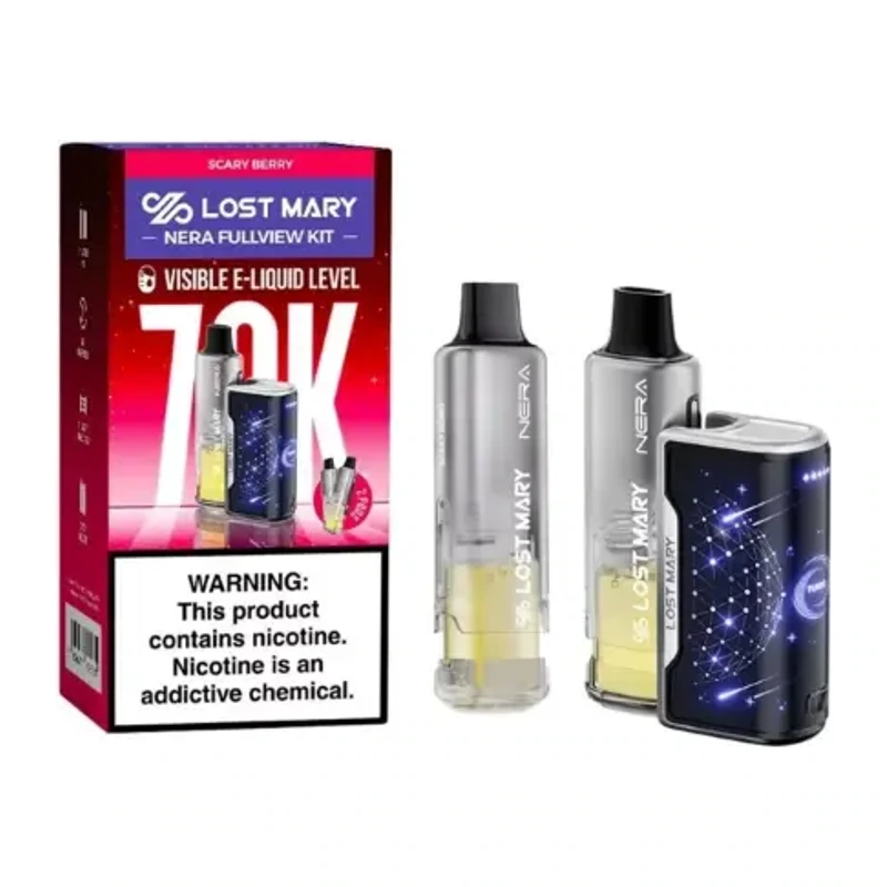 Lost Mary NERA Fullview 70K Kit 5% 24ml SCARY BERRY