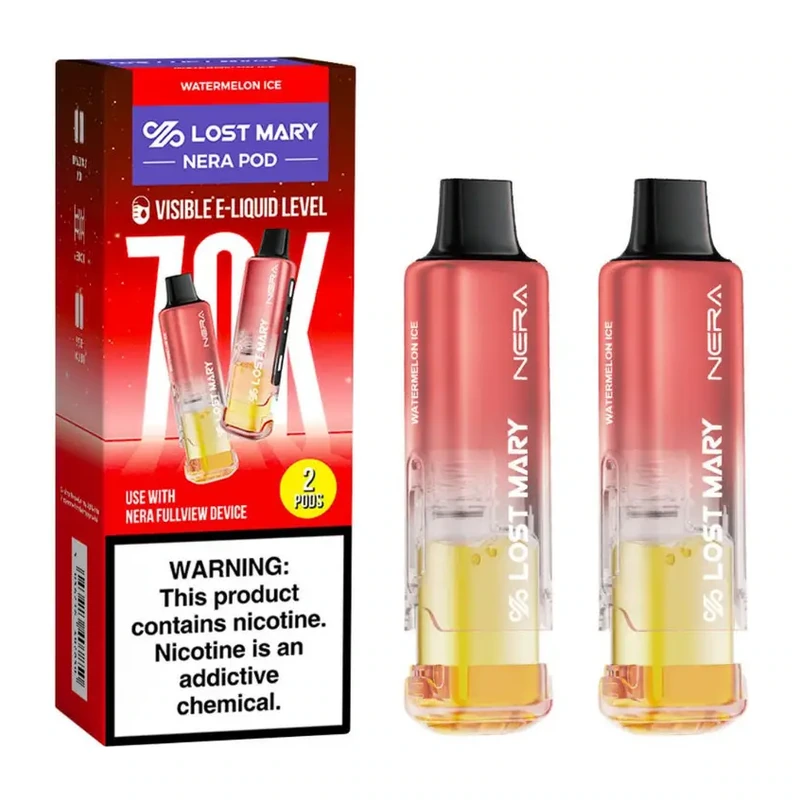 Lost Mary NERA Fullview 70K Replacement Pods 2-Pack 5% WATERMELON ICE