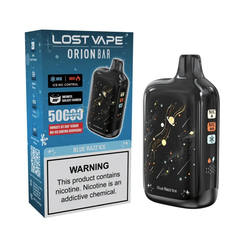 Lost Vape Orion Bar 50K 5% 28ml BLUE RAZZ ICE
