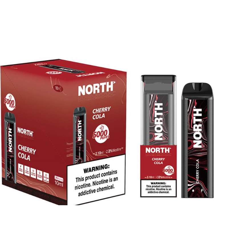 North Vape North 5000 Disposable Vape 3% / 5% 10ml CHERRY COLA · 3%