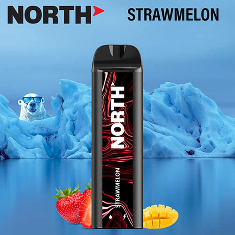 North Vape North 5000 Disposable Vape 3% / 5% 10ml STRAWMELON · 5%