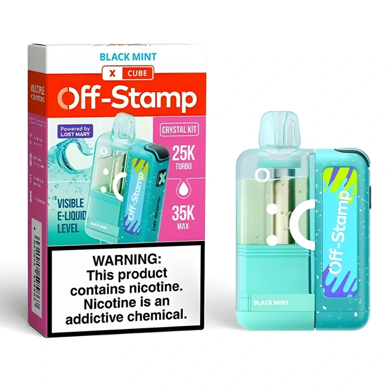 Off-Stamp X-Cube Crystal Kit 35K 5% 18ml BLACK MINT