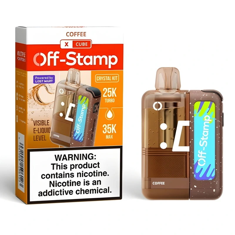 Off-Stamp X-Cube Crystal Kit 35K 5% 18ml COFFEE