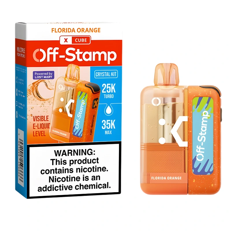 Off-Stamp X-Cube Crystal Kit 35K 5% 18ml FLORIDA ORANGE