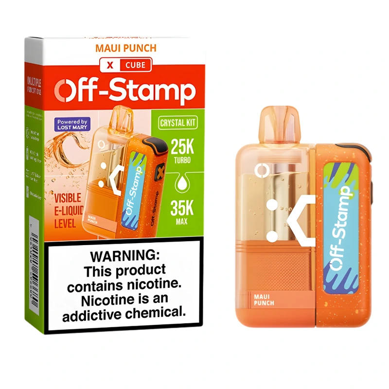 Off-Stamp X-Cube Crystal Kit 35K 5% 18ml MAUI PUNCH