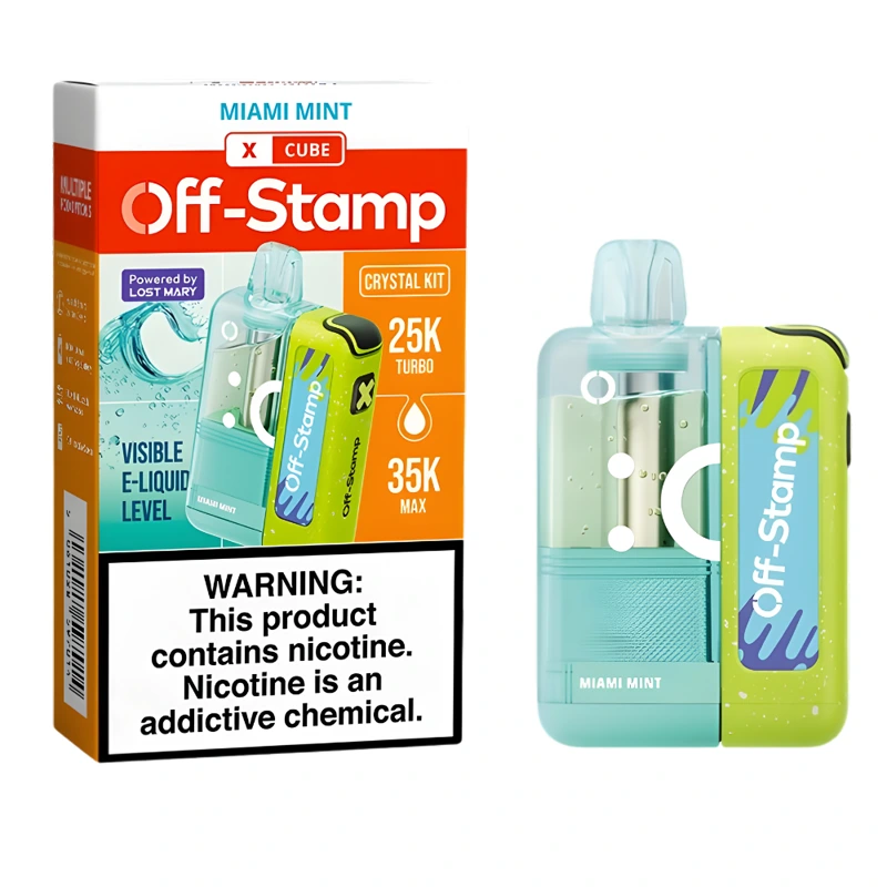 Off-Stamp X-Cube Crystal Kit 35K 5% 18ml MIAMI MINT