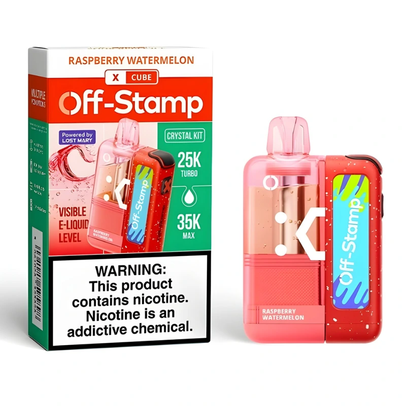 Off-Stamp X-Cube Crystal Kit 35K 5% 18ml RASPBERRY WATERMELON