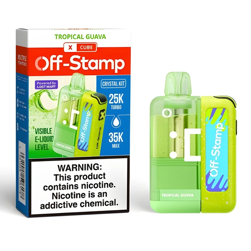 Off-Stamp X-Cube Crystal Kit 35K 5% 18ml TROPICAL GUAVA