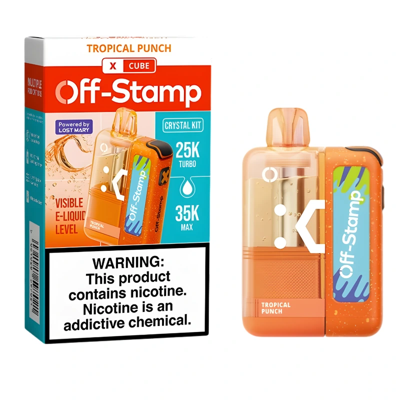 Off-Stamp X-Cube Crystal Kit 35K 5% 18ml TROPICAL PUNCH