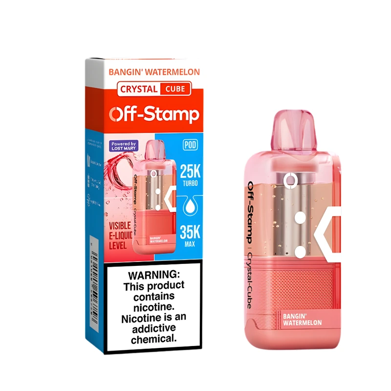 Off-Stamp X-Cube Crystal Cube 35K Replacement Pod 5% 18ml BANGIN' WATERMELON