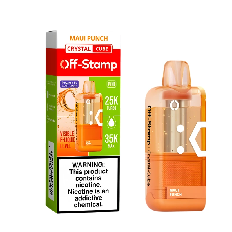 Off-Stamp X-Cube Crystal Cube 35K Replacement Pod 5% 18ml MAUI PUNCH