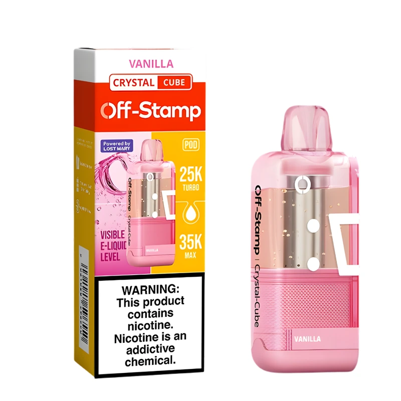 Off-Stamp X-Cube Crystal Cube 35K Replacement Pod 5% 18ml VANILLA