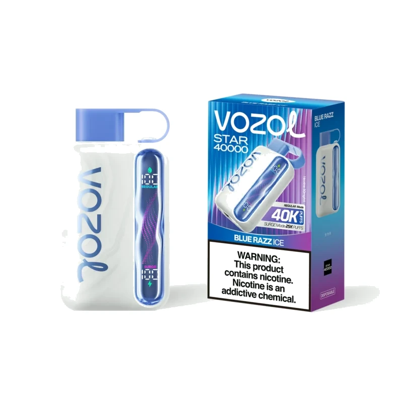 VOZOL STAR 40K 2% 18ml BLUE RAZZ ICE