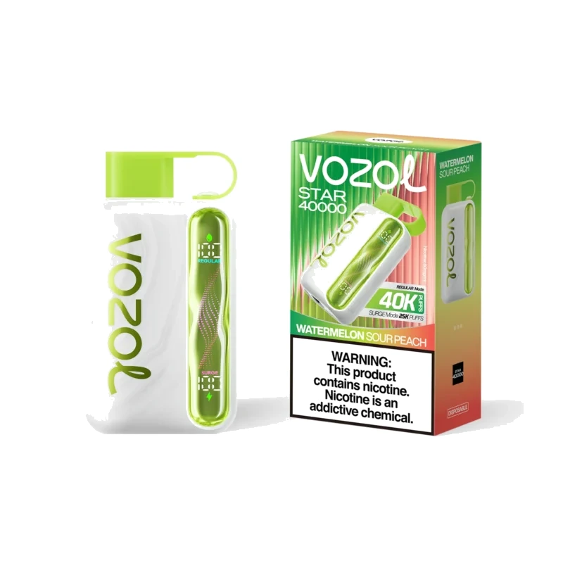 VOZOL STAR 40K 2% 18ml WATERMELON SOUR PEACH